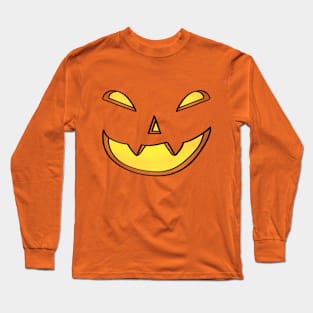 Lit jack-o- lantern Long Sleeve T-Shirt